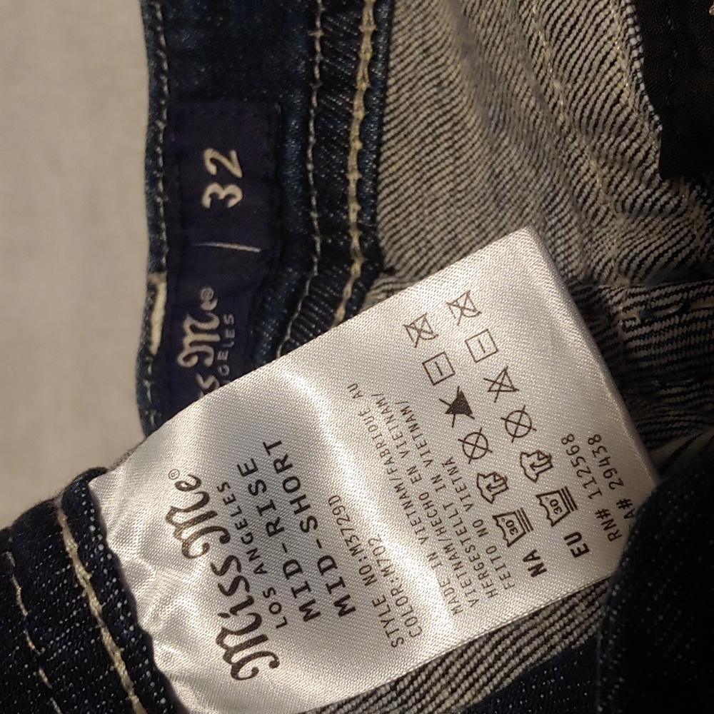 Womens Miss Me Jean Shorts